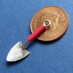 Trowel with Red Handle